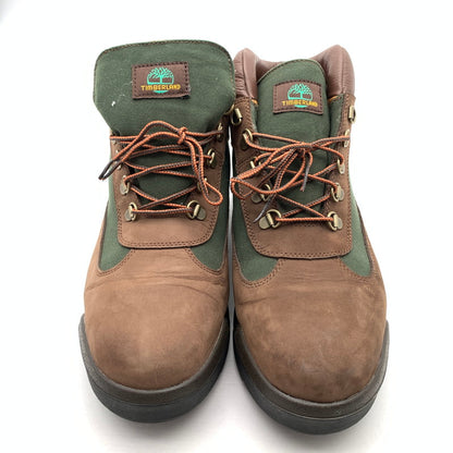 【中古品】【メンズ】 TIMBERLAND ティンバーランド 1A18A6 D47 FIELD BOOT フィールドブーツ シューズ 靴 164-260921-gm-22-fuzh サイズ：29cm カラー：ブラウン グリーン 万代Net店