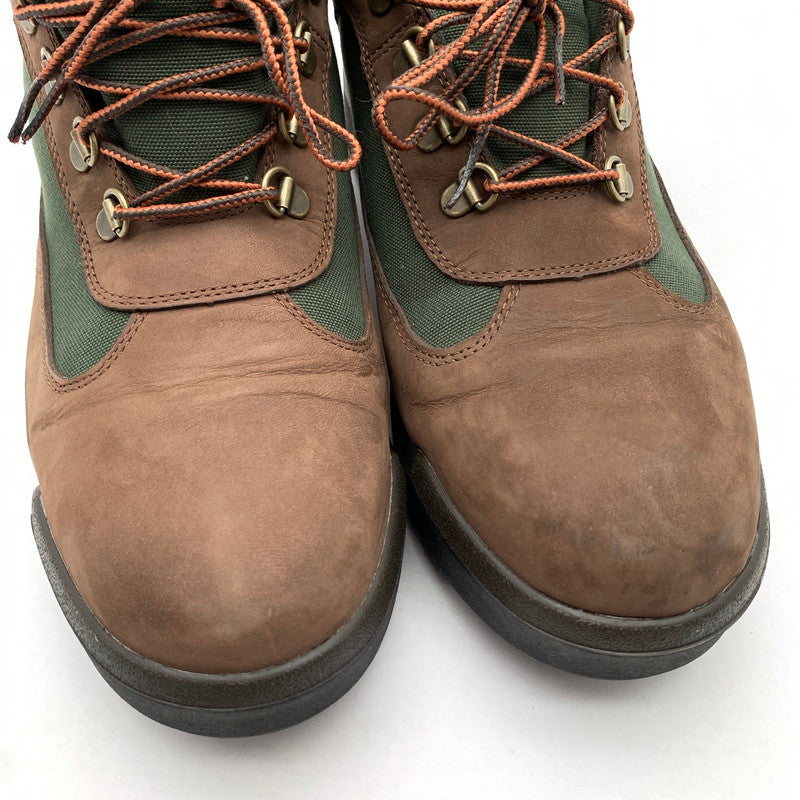 【中古品】【メンズ】 TIMBERLAND ティンバーランド 1A18A6 D47 FIELD BOOT フィールドブーツ シューズ 靴 164-260921-gm-22-fuzh サイズ：29cm カラー：ブラウン グリーン 万代Net店