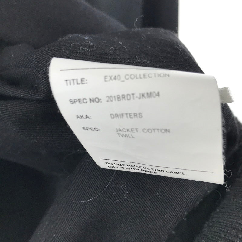 【中古品】【メンズ】 WTAPS ダブルタップス 201BRDT-JKM04 DRIFTERS JACKET ドリフターズ ジャケット カラーBLK SIZE:03　 142-261027-ky-07-fuzh 万代Net店