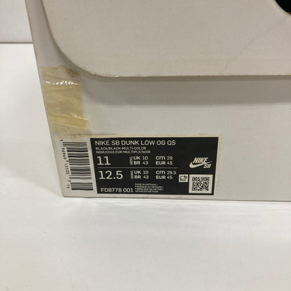 【中古品】【メンズ】 NIKE SB ナイキエスビー×SUPREME シュプリーム FD8778-001 DUNK LOW ダンク ロウ "RAMMELLZEE" SIZE:29.5cm スニーカー 靴 160-260916-ky-04-fuzh 万代Net店