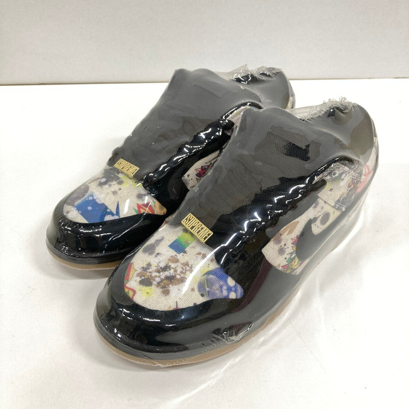 【中古品】【メンズ】 NIKE SB ナイキエスビー×SUPREME シュプリーム FD8778-001 DUNK LOW ダンク ロウ "RAMMELLZEE" SIZE:29.5cm スニーカー 靴 160-260916-ky-04-fuzh 万代Net店