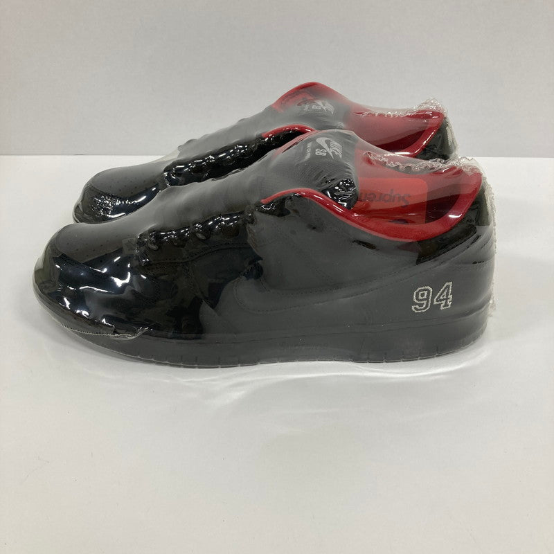 【中古品】【メンズ】 NIKE ナイキ×SUPREME シュプリーム HQ8487-001 SB DUNKLOW OG QS ダンク ロウ カラーブラック SIZE:29.5cm　 スニーカー 靴 160-260916-ky-02-fuzh 万代Net店