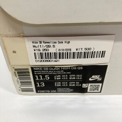 【中古品】【メンズ】 SUPREME シュプリーム×NIKE SB DUNK HIGH OG QS FD8779-100 マルチカラー SIZE:29.5㎝ 149-260916-ky-03-fuzh 万代Net店