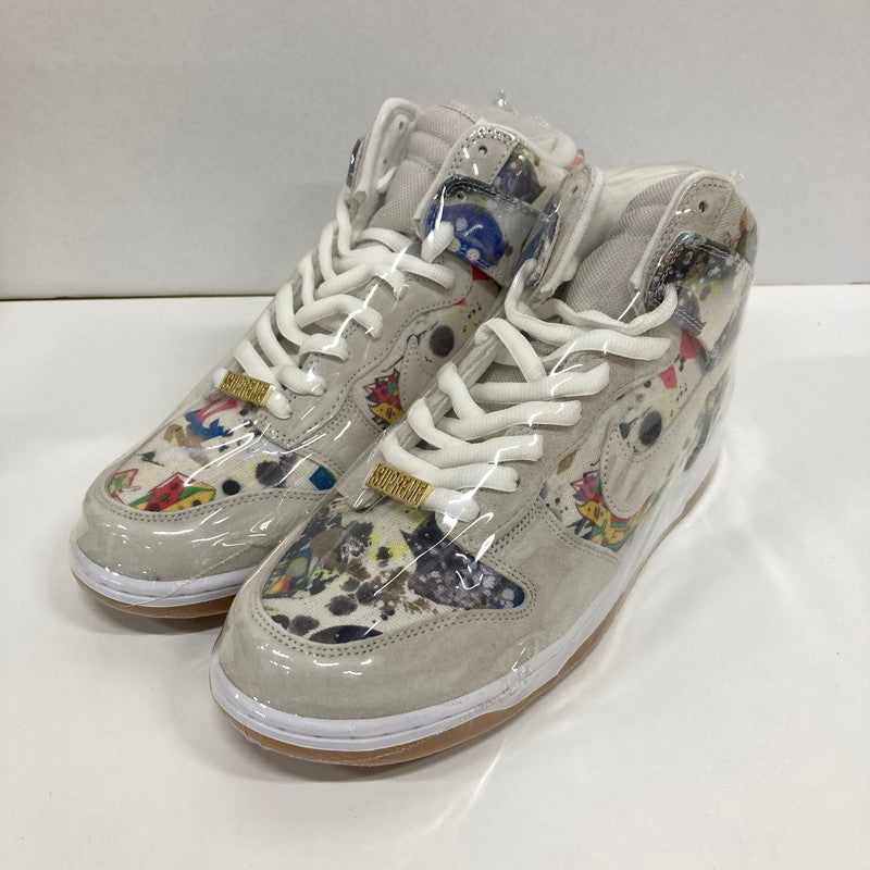 【中古品】【メンズ】 SUPREME シュプリーム×NIKE SB DUNK HIGH OG QS FD8779-100 マルチカラー SIZE:29.5㎝ 149-260916-ky-03-fuzh 万代Net店