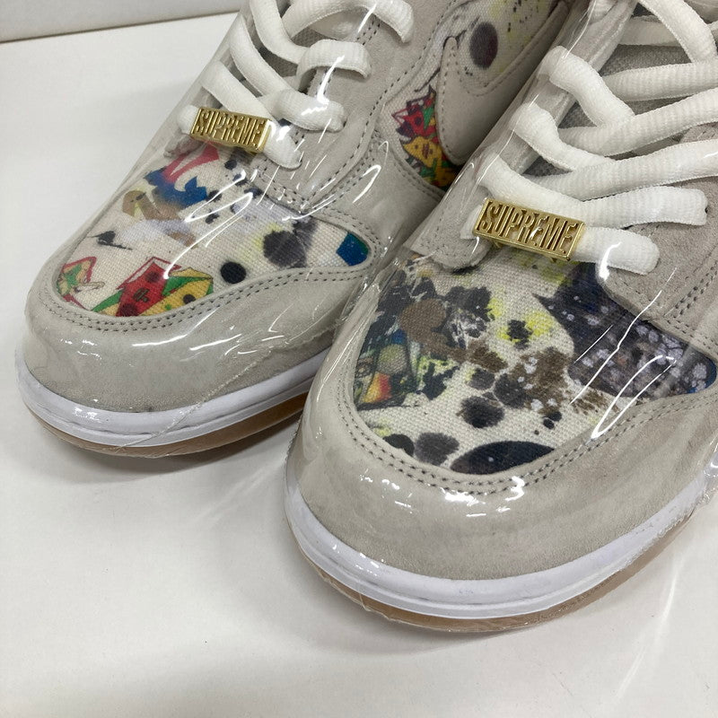 【中古品】【メンズ】 SUPREME シュプリーム×NIKE SB DUNK HIGH OG QS FD8779-100 マルチカラー SIZE:29.5㎝ 149-260916-ky-03-fuzh 万代Net店