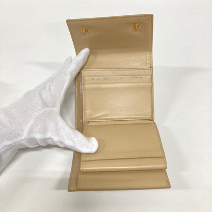 【中古品】【レディース】 CELINE セリーヌ スモール トリフォール ドウォレット カラーBEIGE 保存袋.箱付属 181-260916-ky-07-fuzh 万代Net店