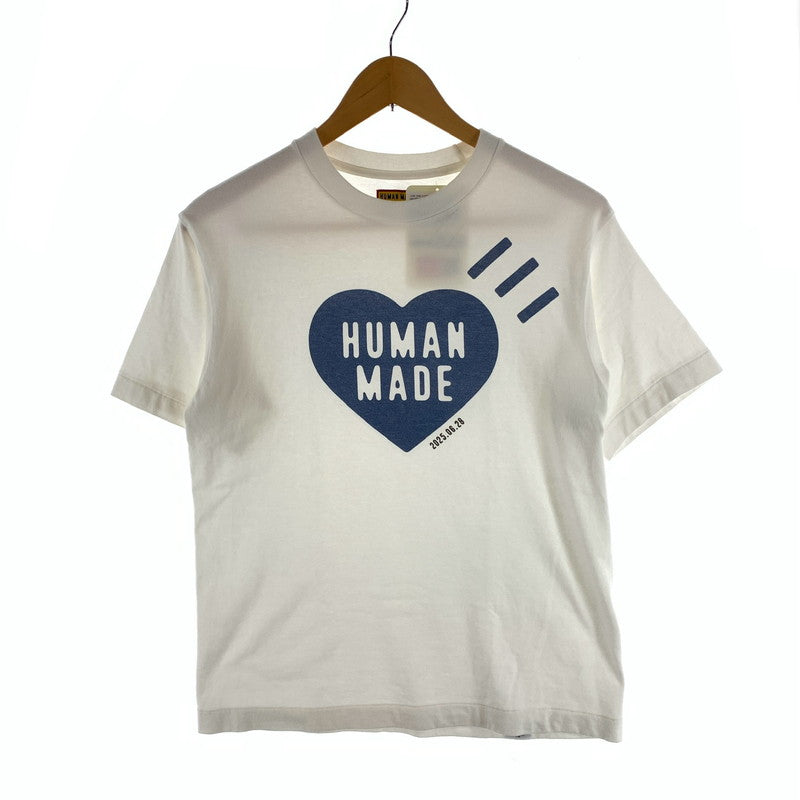【中古品】【メンズ】 HUMAN MADE ヒューマンメード 半袖Tシャツ カットソー 142-260920-gm-16-fuzh サイズ：XS カラー：ホワイト 万代Net店
