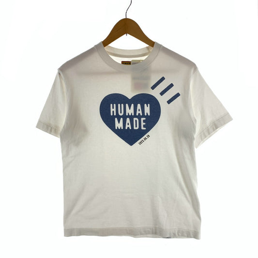 【中古品】【メンズ】 HUMAN MADE ヒューマンメード 半袖Tシャツ カットソー 142-260920-gm-16-fuzh サイズ：XS カラー：ホワイト 万代Net店