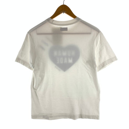 【中古品】【メンズ】 HUMAN MADE ヒューマンメード 半袖Tシャツ カットソー 142-260920-gm-16-fuzh サイズ：XS カラー：ホワイト 万代Net店