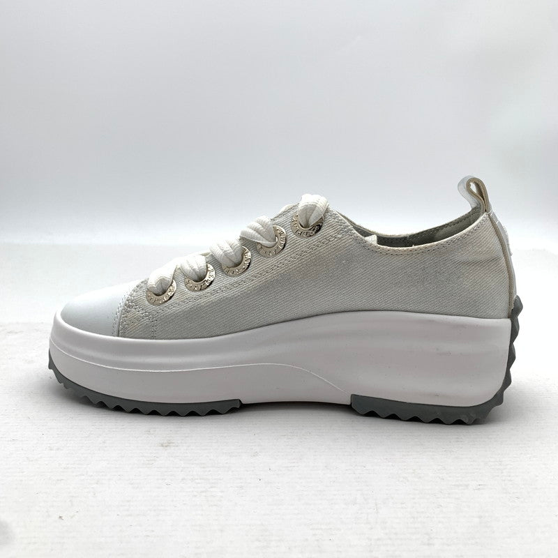 【中古品】【メンズ】 REPLAY リプレイ スニーカー 靴 165-260809-hi-38-fuzh サイズ：EUR38 カラー：ホワイト シルバー 万代Net店