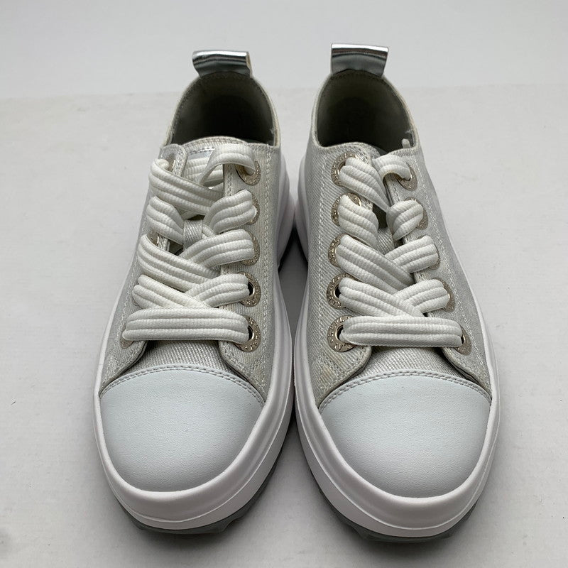 【中古品】【メンズ】 REPLAY リプレイ スニーカー 靴 165-260809-hi-38-fuzh サイズ：EUR38 カラー：ホワイト シルバー 万代Net店