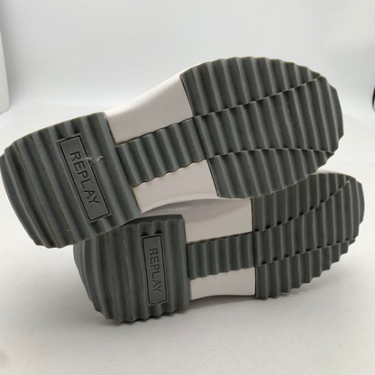 【中古品】【メンズ】 REPLAY リプレイ スニーカー 靴 165-260809-hi-38-fuzh サイズ：EUR38 カラー：ホワイト シルバー 万代Net店