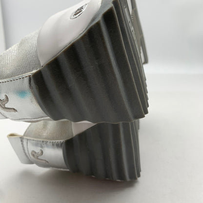 【中古品】【メンズ】 REPLAY リプレイ スニーカー 靴 165-260809-hi-38-fuzh サイズ：EUR38 カラー：ホワイト シルバー 万代Net店