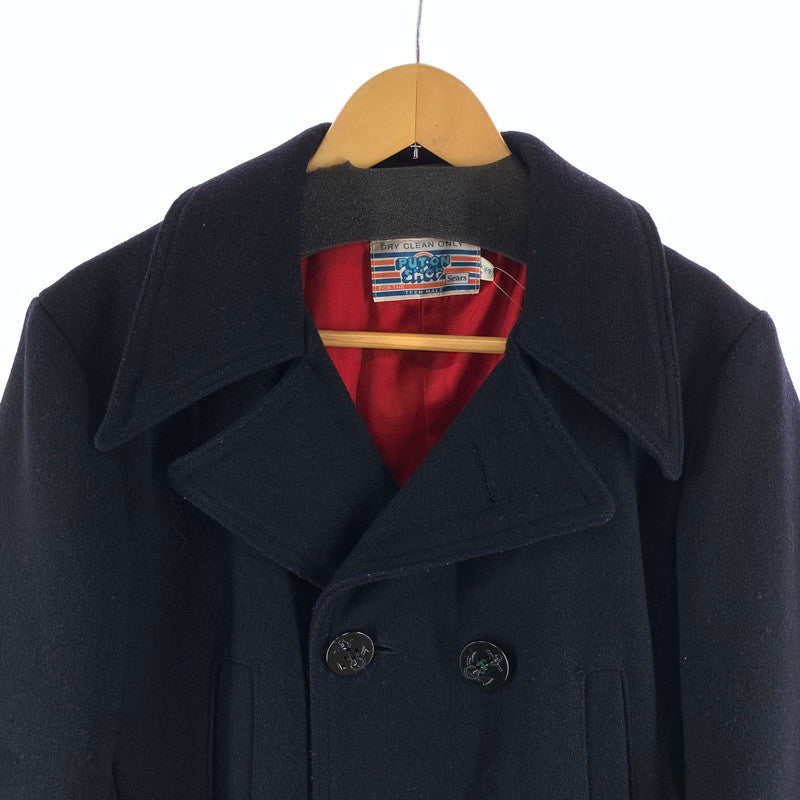 【中古品】【メンズ】 SEARS PUT ON SHOP P-COAT ショップピーコート アウター ブランド 古着 145-260923-gm-10-fuzh サイズ：33 カラー：ネイビー 万代Net店