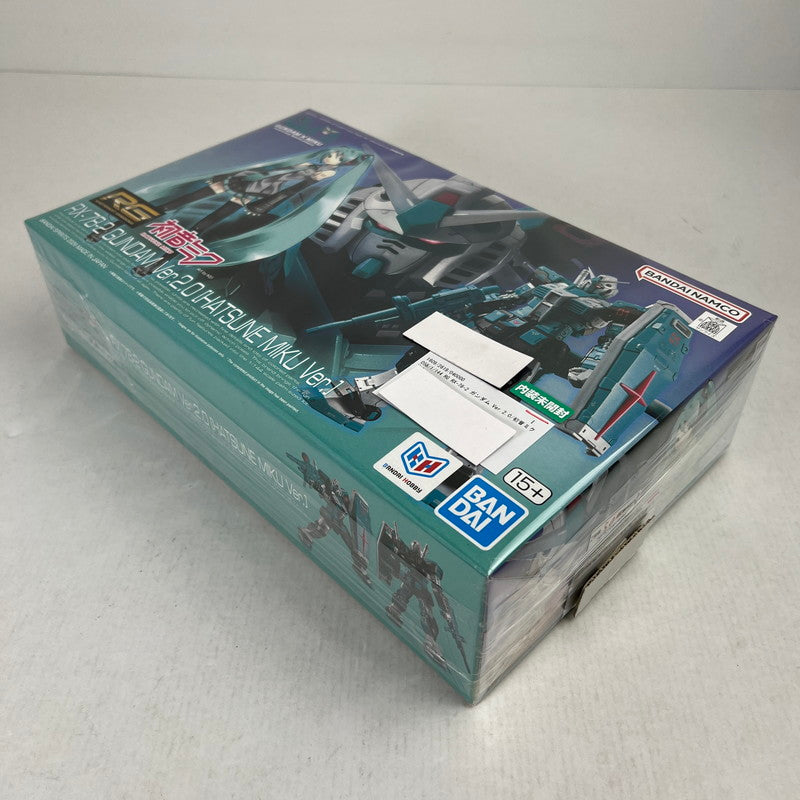【中古美品】 内装未開封 1/144 RG RX-78-2 ガンダム Ver.2.0 初音ミクVer. ガンダム ガンプラ プラモデル プラモ 058-261009-io-57-fuzh 万代Net店