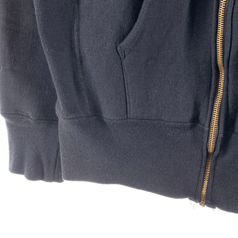 【中古品】【メンズ】 CHAMPION チャンピオン CO-006 REVERSEWEAVE ZIP PARKER リバースウィーブ ジップアップパーカー ブランド 古着 145-260922-gm-13-fuzh サイズ：S カラー：ブラック 万代Net店