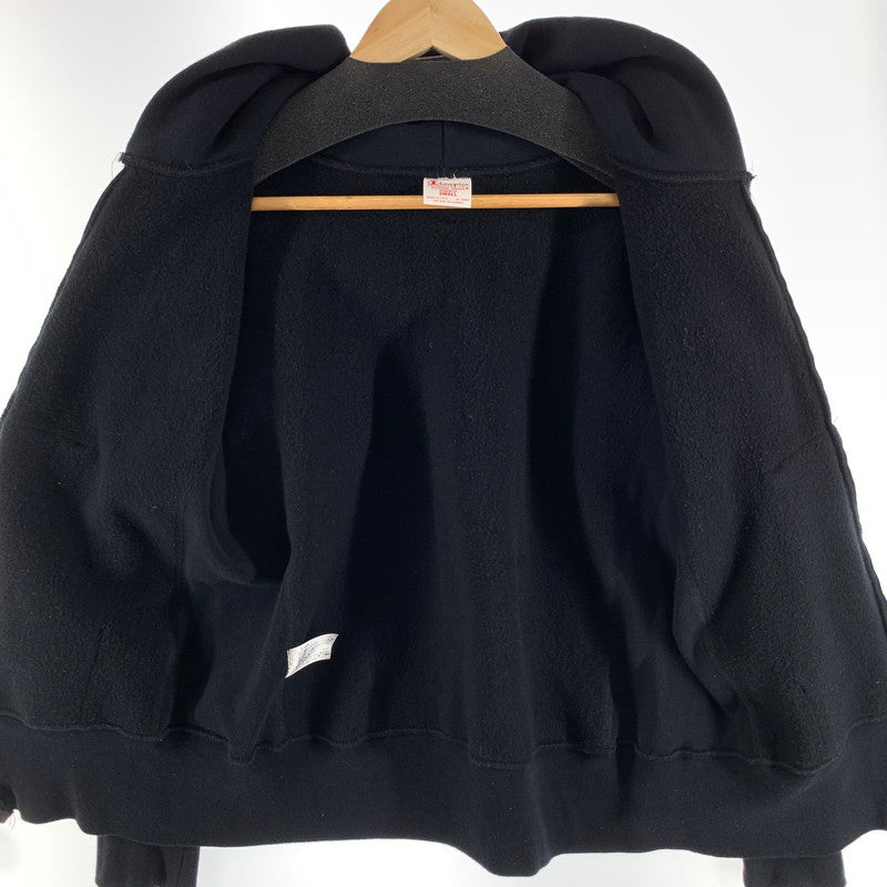 【中古品】【メンズ】 CHAMPION チャンピオン CO-006 REVERSEWEAVE ZIP PARKER リバースウィーブ ジップアップパーカー ブランド 古着 145-260922-gm-13-fuzh サイズ：S カラー：ブラック 万代Net店