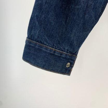 【中古品】【メンズ】 WRANGLER ラングラー 11MJZ デニムジャケット 145-260930-ny-03-fuzh サイズ：L カラー：インディゴ 万代Net店