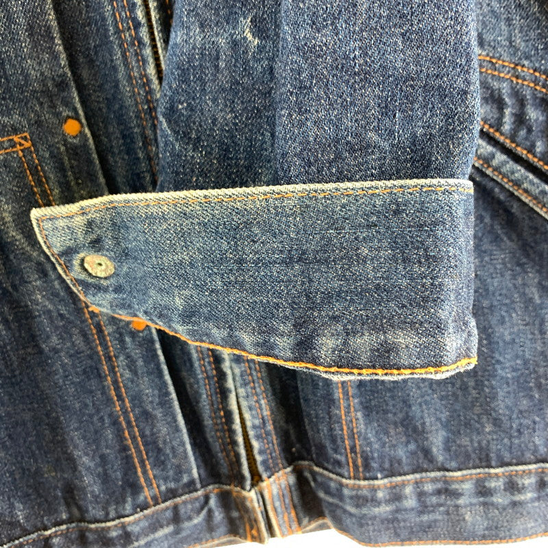 【中古品】【メンズ】 WRANGLER ラングラー 11MJZ デニムジャケット 145-260930-ny-03-fuzh サイズ：L カラー：インディゴ 万代Net店