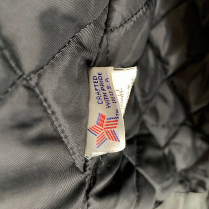 【中古品】【メンズ】 SCHOTT ショット 618M W RIDERS JACKET ライダース ジャケット USA製 襟ボア ライナー付 アウター コート 古着 145-260919-mh-01-fuzh サイズ：36 カラー：ブラック 万代Net店