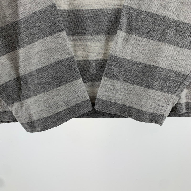 【中古品】【メンズ】 STUSSY ステューシー 90`S 紺タグ 長袖 Tシャツ ロンT トップス 古着 142-260919-mh-06-fuzh サイズ：M カラー：グレー 万代Net店