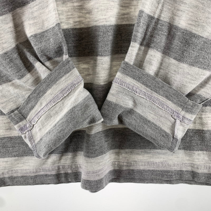 【中古品】【メンズ】 STUSSY ステューシー 90`S 紺タグ 長袖 Tシャツ ロンT トップス 古着 142-260919-mh-06-fuzh サイズ：M カラー：グレー 万代Net店