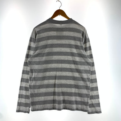 【中古品】【メンズ】 STUSSY ステューシー 90`S 紺タグ 長袖 Tシャツ ロンT トップス 古着 142-260919-mh-06-fuzh サイズ：M カラー：グレー 万代Net店