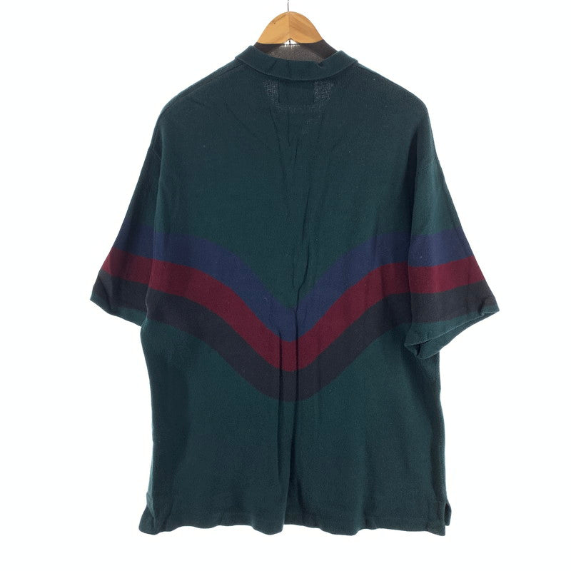 【中古品】【メンズ】 SON OF THE CHEESE サノバチーズ SC2110-KN01 OP POLO 半袖ポロシャツ トップス 142-260920-gm-03-fuzh サイズ：L カラー：グリーン 万代Net店