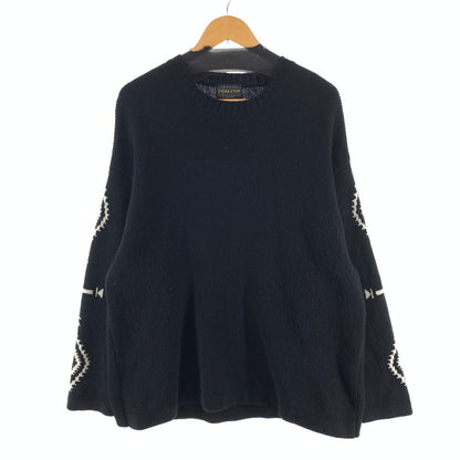 【中古品】【メンズ】 PENDLETON ペンドルトン WOOL SWEATER ウールセーター ニット ブランド 古着 144-260920-gm-07-fuzh サイズ：L カラー：ブラック 万代Net店