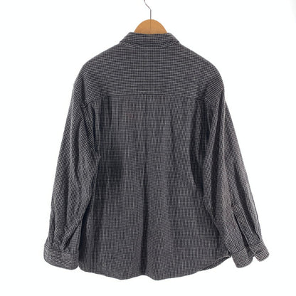【中古品】【メンズ】 STEVENALAN CHECK SHIRT 長袖シャツ ブランド 古着 140-260920-gm-01-fuzh サイズ：L カラー：ブラック 万代Net店
