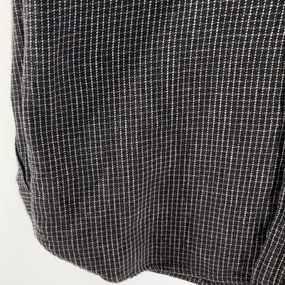 【中古品】【メンズ】 STEVENALAN CHECK SHIRT 長袖シャツ ブランド 古着 140-260920-gm-01-fuzh サイズ：L カラー：ブラック 万代Net店