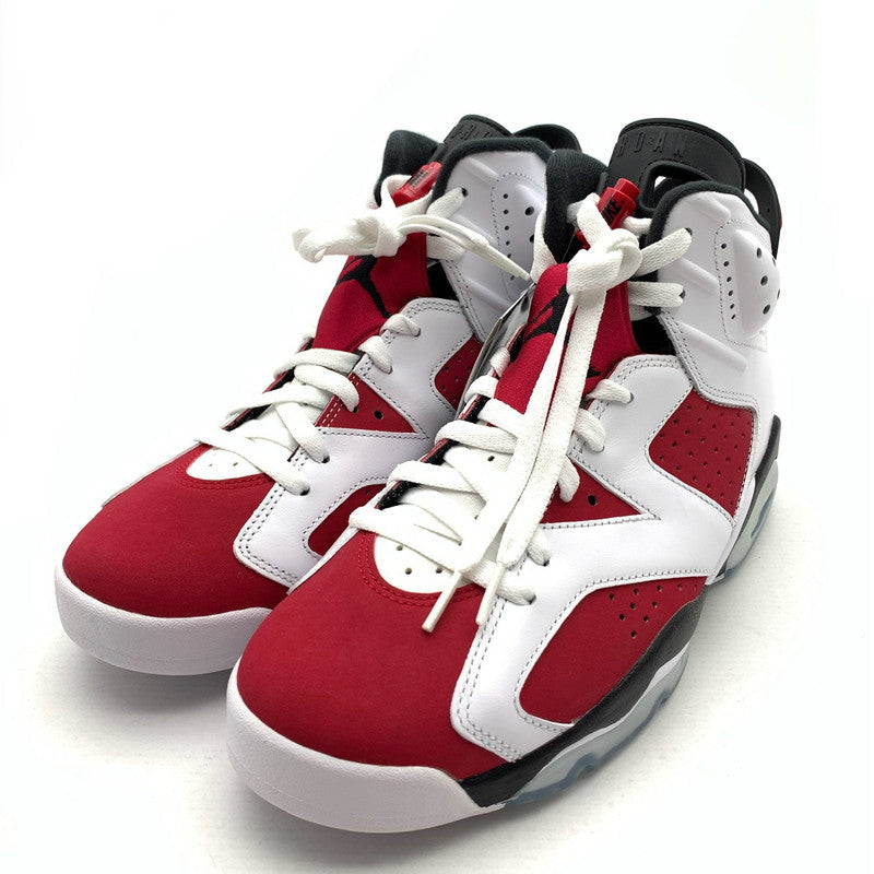 【中古品】【メンズ】 NIKE ナイキ CT8529-106 AIR JORDAN 6 "CARMINE" (2021) エアジョーダン スニーカー 靴 160-260920-gm-21-fuzh サイズ：27.5cm カラー：レッド ホワイト 万代Net店
