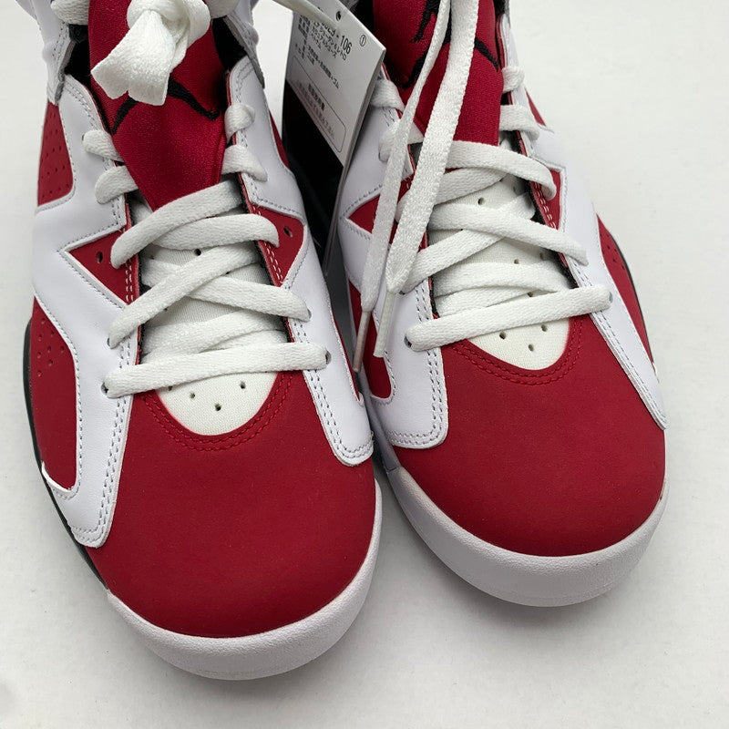 【中古品】【メンズ】 NIKE ナイキ CT8529-106 AIR JORDAN 6 "CARMINE" (2021) エアジョーダン スニーカー 靴 160-260920-gm-21-fuzh サイズ：27.5cm カラー：レッド ホワイト 万代Net店