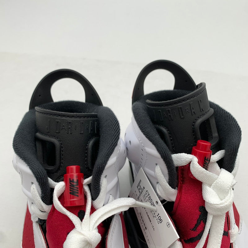 【中古品】【メンズ】 NIKE ナイキ CT8529-106 AIR JORDAN 6 "CARMINE" (2021) エアジョーダン スニーカー 靴 160-260920-gm-21-fuzh サイズ：27.5cm カラー：レッド ホワイト 万代Net店