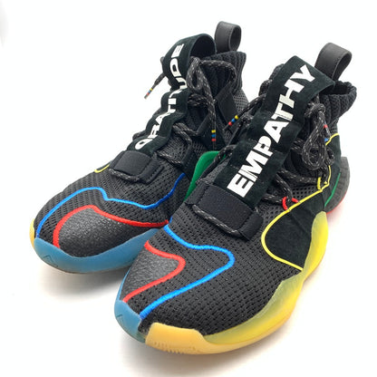 【中古品】【メンズ】 ADIDAS アディダス×PHARRELL WILLIAMS G27805 Crazy BYW LVL X GRATITUBE EMPATHY スニーカー 靴 162-260809-hi-31-fuzh サイズ：27cm カラー：ブラック マルチカラー 万代Net店