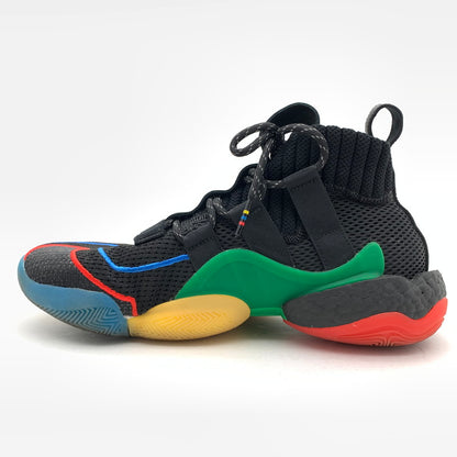 【中古品】【メンズ】 ADIDAS アディダス×PHARRELL WILLIAMS G27805 Crazy BYW LVL X GRATITUBE EMPATHY スニーカー 靴 162-260809-hi-31-fuzh サイズ：27cm カラー：ブラック マルチカラー 万代Net店