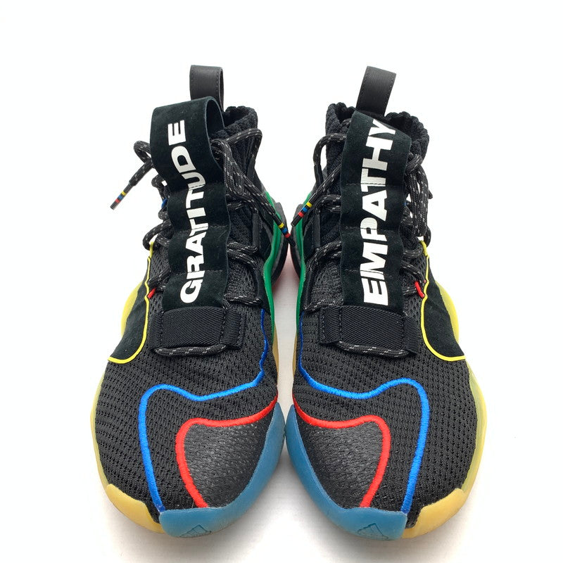 【中古品】【メンズ】 ADIDAS アディダス×PHARRELL WILLIAMS G27805 Crazy BYW LVL X GRATITUBE EMPATHY スニーカー 靴 162-260809-hi-31-fuzh サイズ：27cm カラー：ブラック マルチカラー 万代Net店