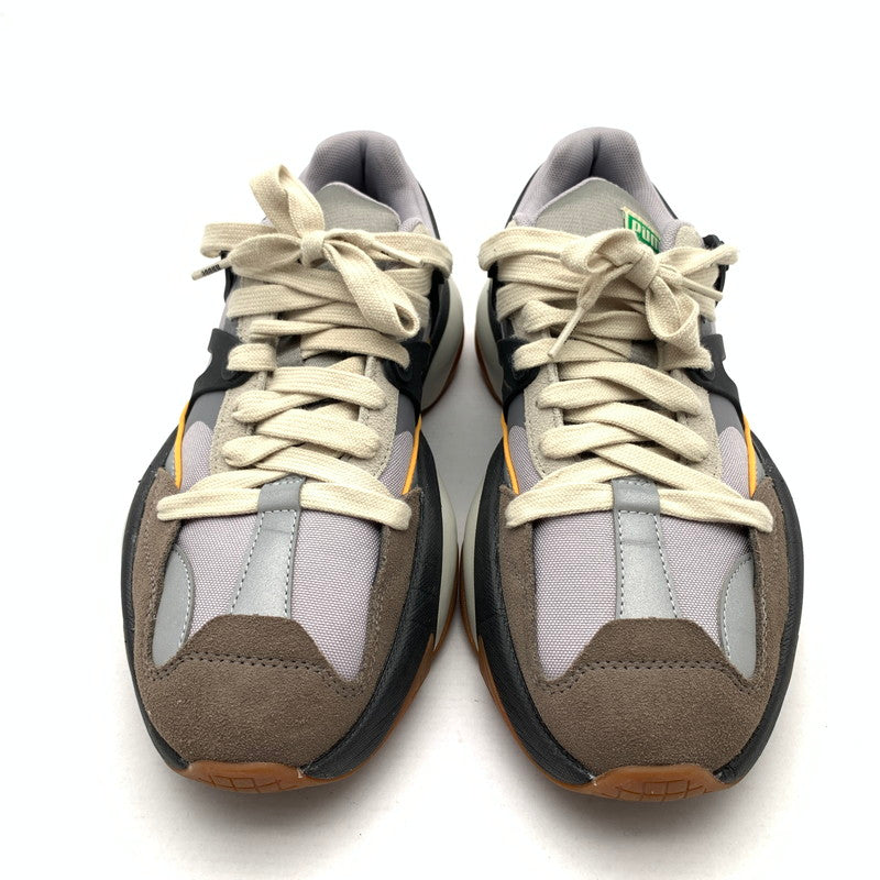 【中古品】【メンズ】 PUMA プーマ 371390-01 ALTERNATION NU RHUDE スニーカー 靴 162-260809-hi-37-fuzh サイズ：27.5cm カラー：グレー ブラウン 万代Net店