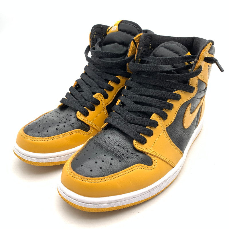 【中古品】【メンズ】 NIKE ナイキ 555088-701 AIR JORDAN 1 HIGH OG "POLLEN" エアジョーダン スニーカー 靴 160-260809-hi-27-fuzh サイズ：27.5cm カラー：イエロー ブラック 万代Net店