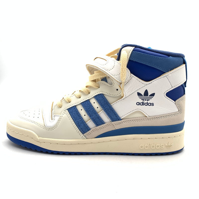 【中古品】【メンズ】 ADIDAS アディダス FY7793 FORUM 84 HIGH BLUE THREAD "OFF WHITE-BRIGHT BLUE FOOTWEAR WHITE" スニーカー 靴 161-260809-hi-25-fuzh サイズ：27.5cm カラー：ブルー 万代Net店