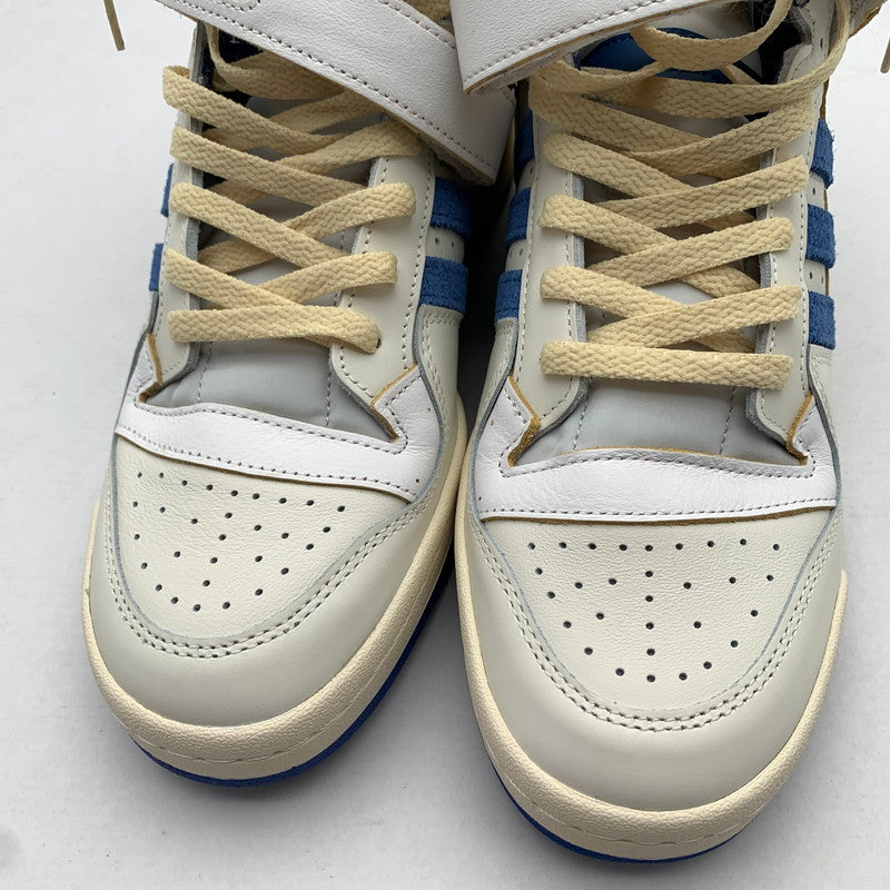 【中古品】【メンズ】 ADIDAS アディダス FY7793 FORUM 84 HIGH BLUE THREAD "OFF WHITE-BRIGHT BLUE FOOTWEAR WHITE" スニーカー 靴 161-260809-hi-25-fuzh サイズ：27.5cm カラー：ブルー 万代Net店