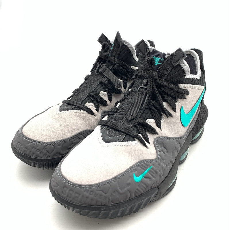 【中古品】【メンズ】 NIKE ナイキ C13358-003 LEBRON XVI LOW スニーカー 靴 160-260809-hi-30-fuzh サイズ：27.5cm カラー：ブラック ミント 万代Net店