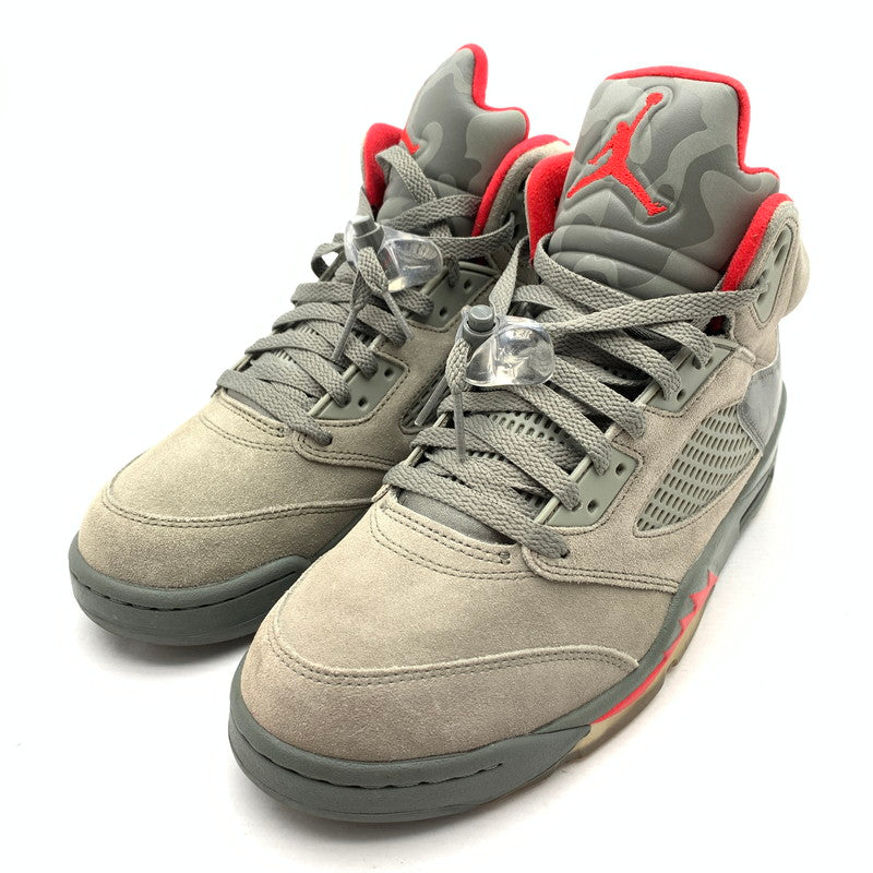 【中古品】【メンズ】 NIKE ナイキ 136027-051 AIR JORDAN 5 RETRO P51 CAMO エアジョーダン スニーカー 靴 160-260920-gm-23-fuzh サイズ：27.5cm カラー：グレー 万代Net店