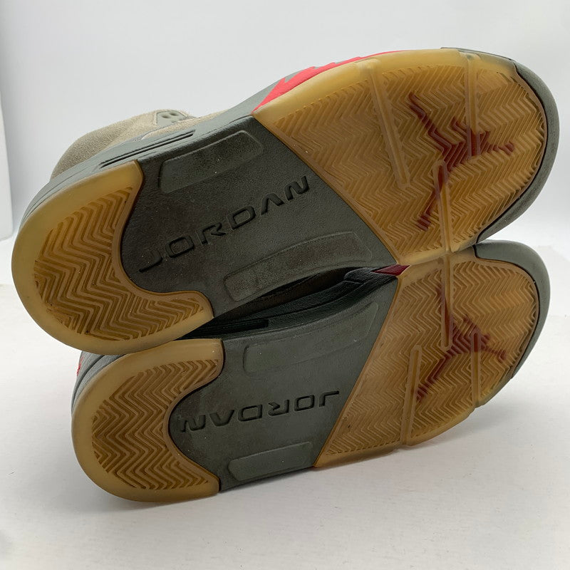 【中古品】【メンズ】 NIKE ナイキ 136027-051 AIR JORDAN 5 RETRO P51 CAMO エアジョーダン スニーカー 靴 160-260920-gm-23-fuzh サイズ：27.5cm カラー：グレー 万代Net店