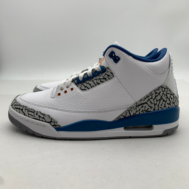 【中古品】【メンズ】 NIKE ナイキ CT8532-148 AIR JORDAN 3 RETRO TRUE BLUE AND COPPER エアジョーダン スニーカー 靴 160-260920-gm-22-fuzh サイズ：27.5cm カラー：ホワイト ブルー 万代Net店