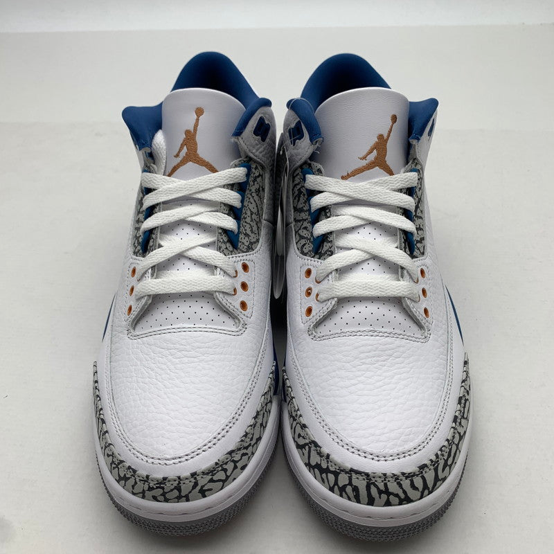 【中古品】【メンズ】 NIKE ナイキ CT8532-148 AIR JORDAN 3 RETRO TRUE BLUE AND COPPER エアジョーダン スニーカー 靴 160-260920-gm-22-fuzh サイズ：27.5cm カラー：ホワイト ブルー 万代Net店