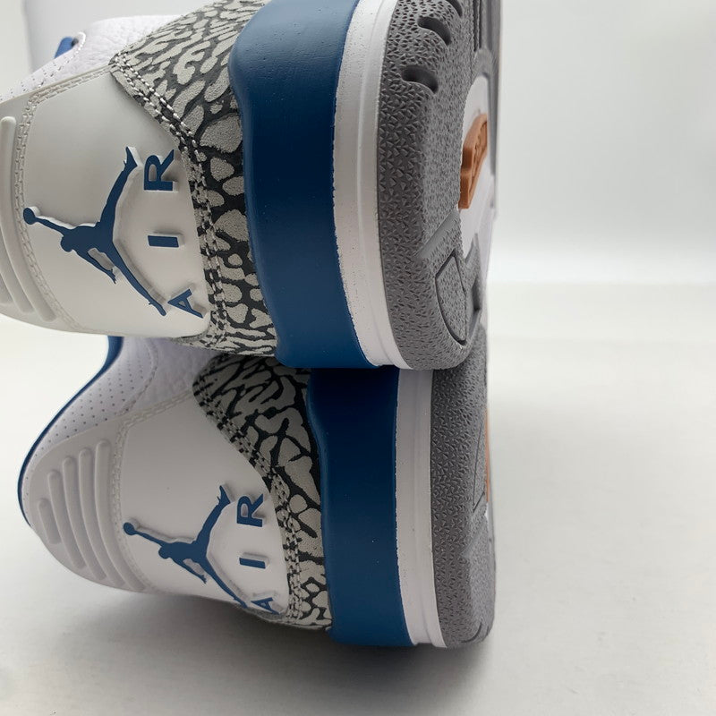 【中古品】【メンズ】 NIKE ナイキ CT8532-148 AIR JORDAN 3 RETRO TRUE BLUE AND COPPER エアジョーダン スニーカー 靴 160-260920-gm-22-fuzh サイズ：27.5cm カラー：ホワイト ブルー 万代Net店