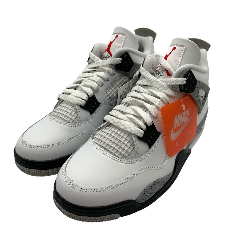 【中古品】【メンズ】 NIKE ナイキ FV5029-100 AIR JORDAN ４ RETRO WHITE CEMENT エアジョーダン スニーカー 靴 160-260920-gm-30-fuzh サイズ：28cm カラー：ホワイト グレー 万代Net店