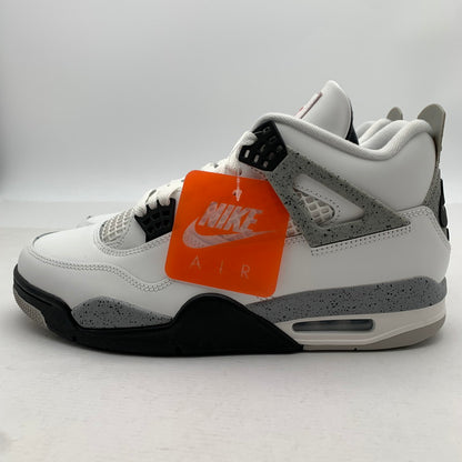 【中古品】【メンズ】 NIKE ナイキ FV5029-100 AIR JORDAN ４ RETRO WHITE CEMENT エアジョーダン スニーカー 靴 160-260920-gm-30-fuzh サイズ：28cm カラー：ホワイト グレー 万代Net店