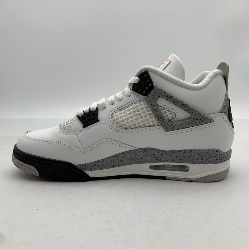 【中古品】【メンズ】 NIKE ナイキ FV5029-100 AIR JORDAN ４ RETRO WHITE CEMENT エアジョーダン スニーカー 靴 160-260920-gm-30-fuzh サイズ：28cm カラー：ホワイト グレー 万代Net店